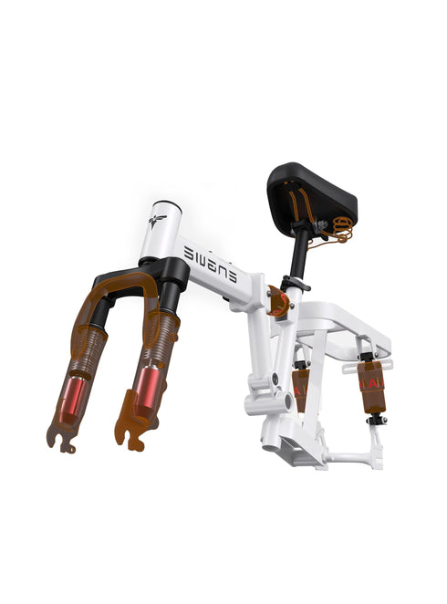 ENGWE T14 350W 20 MPH Bicicleta eléctrica de viaje compacta y plegable